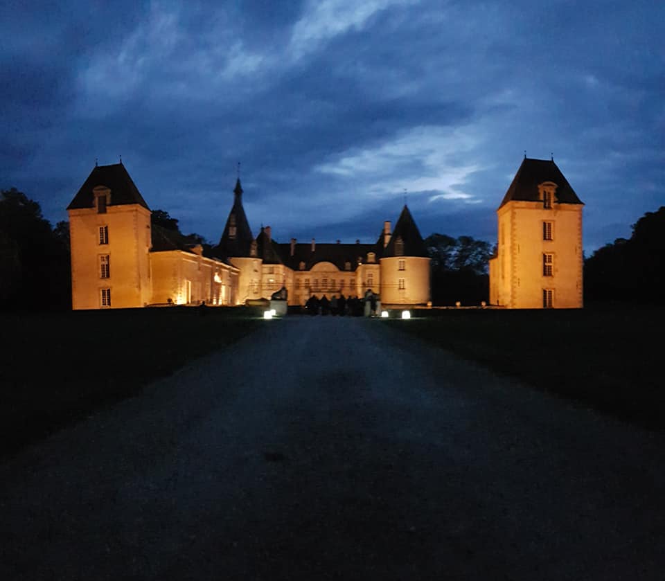 La visite nocturne du château de Commarin