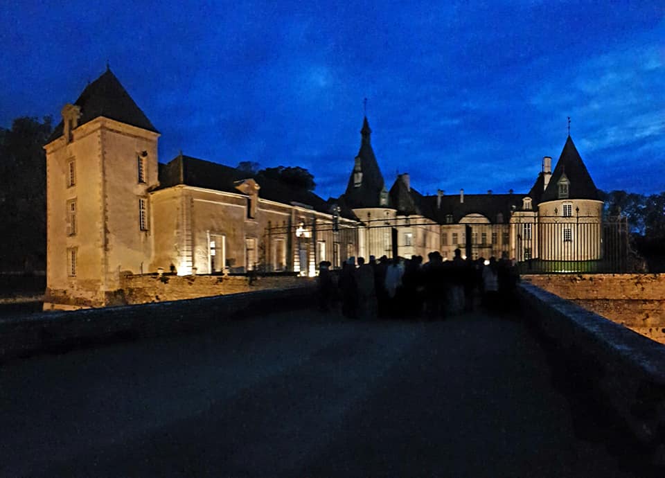 La visite nocturne du château de Commarin
