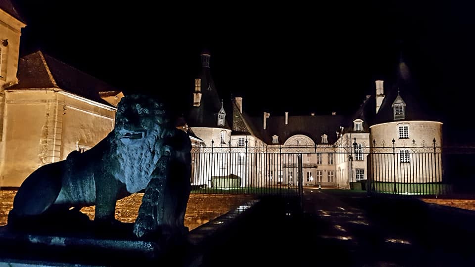 La visite nocturne du château de Commarin