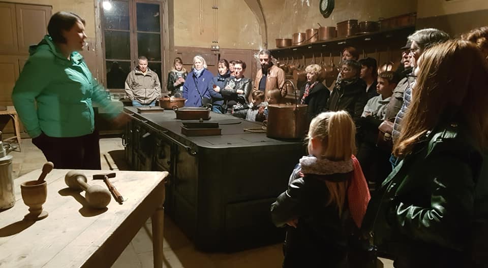 La visite nocturne du château de Commarin