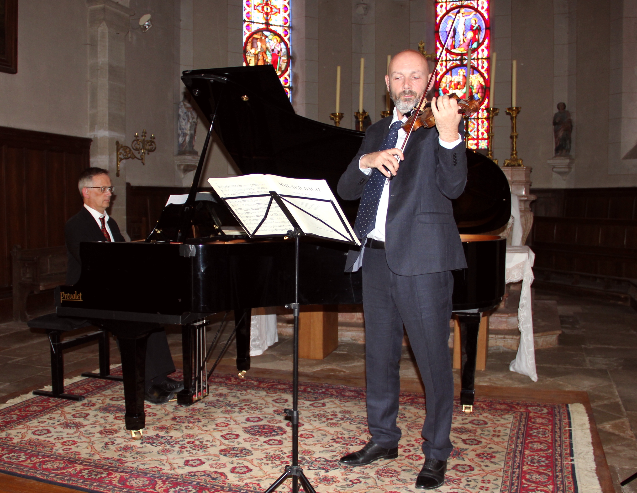 Thierry Sibaud, piano et Fabien Roussel, violon