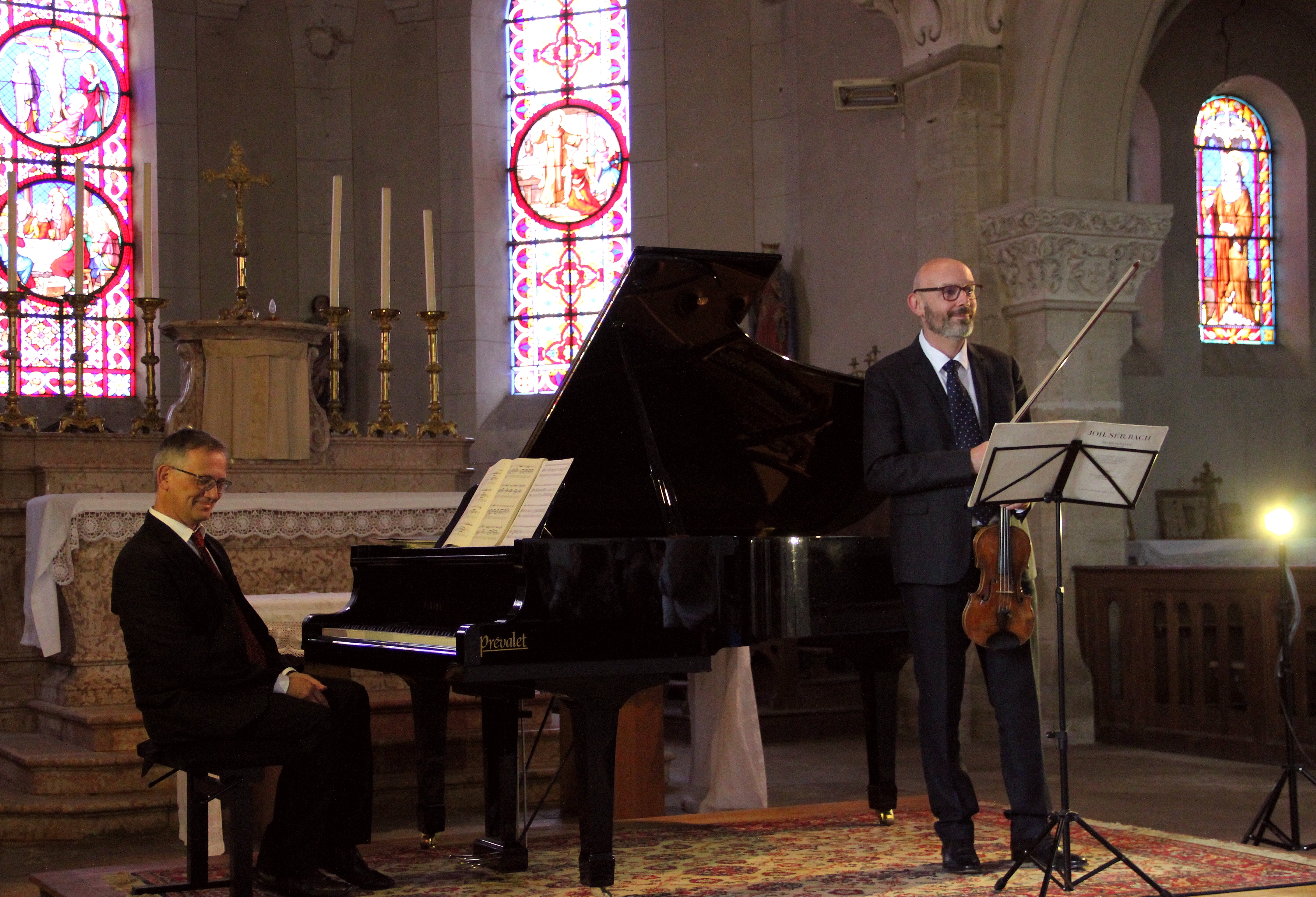 Thierry Sibaud, piano et Fabien Roussel, violon