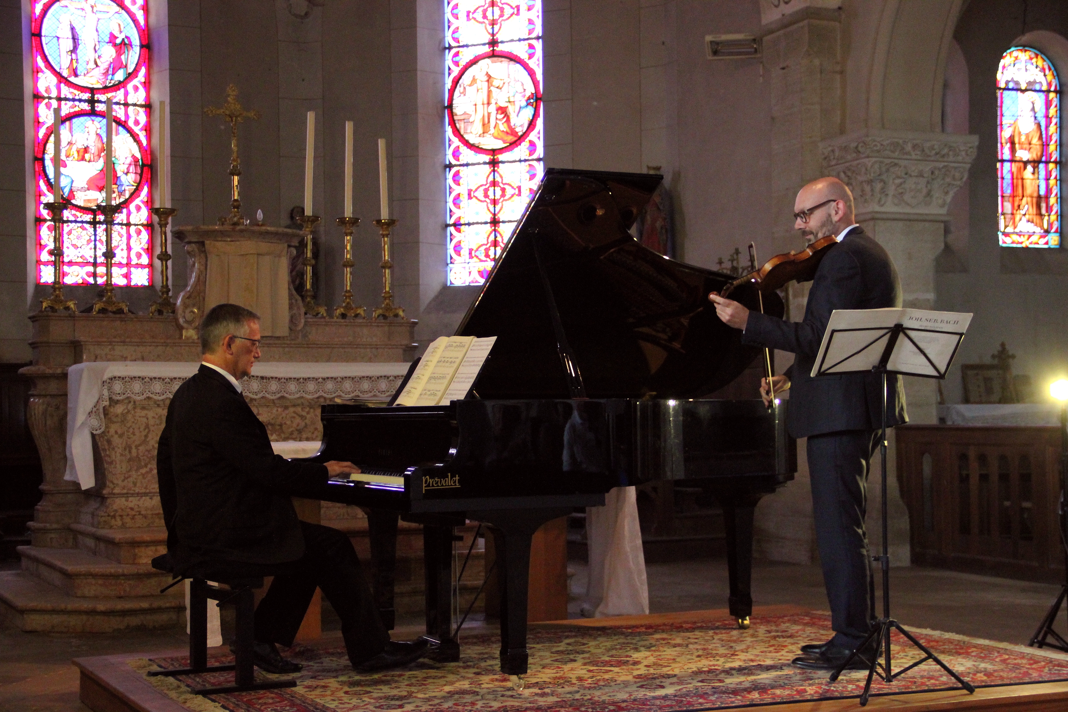 Thierry Sibaud, piano et Fabien Roussel, violon