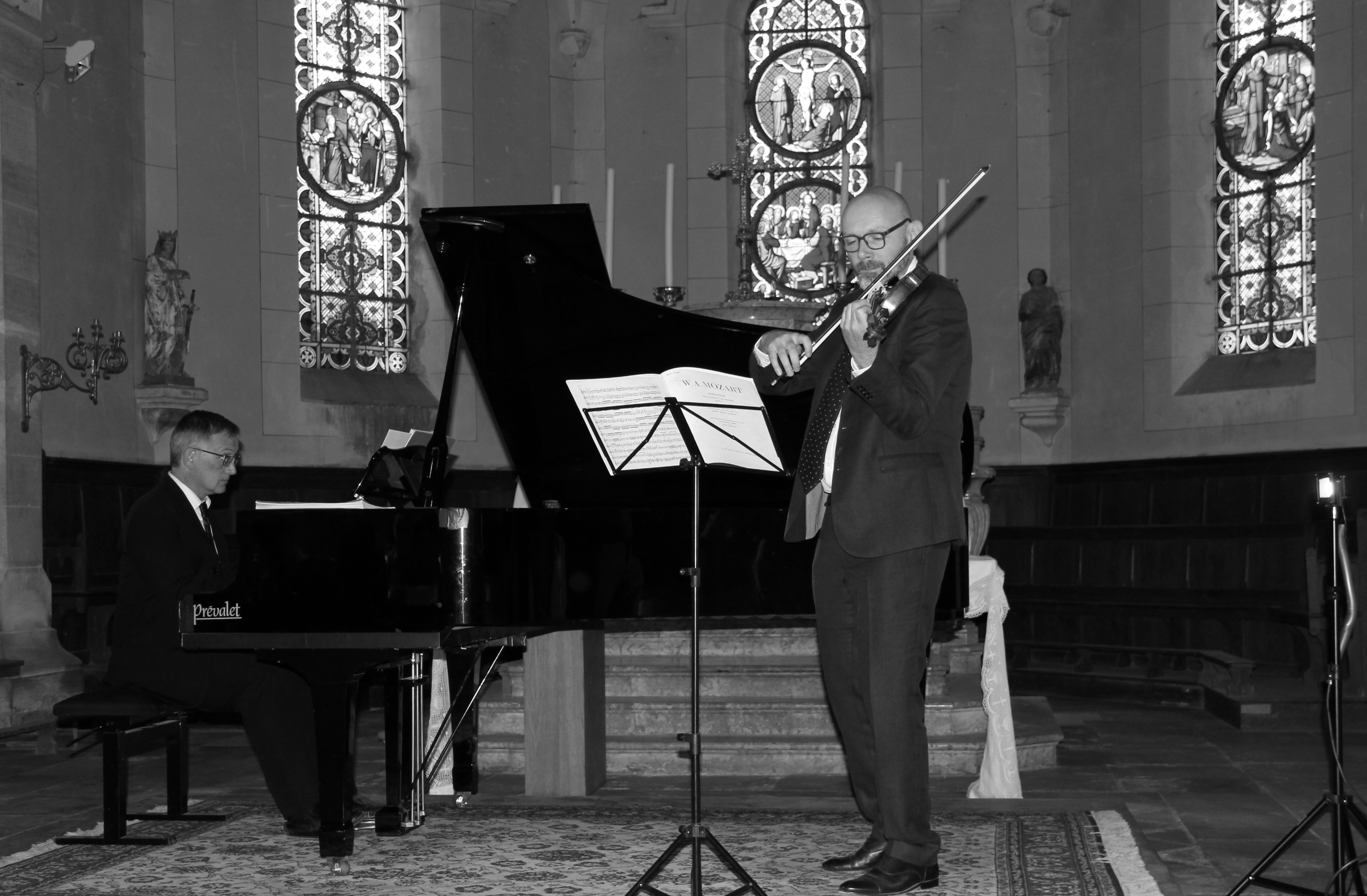 Thierry Sibaud, piano et Fabien Roussel, violon