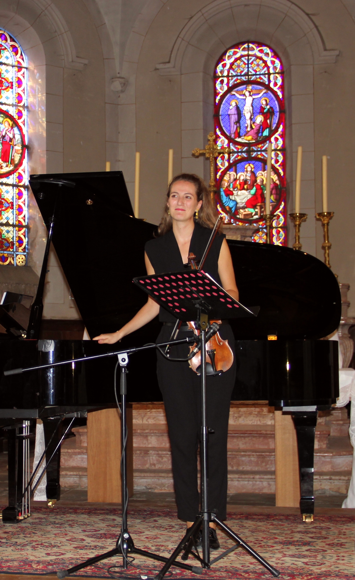Les soeurs Graziano, Agnès, piano et Marie, violon, en concert