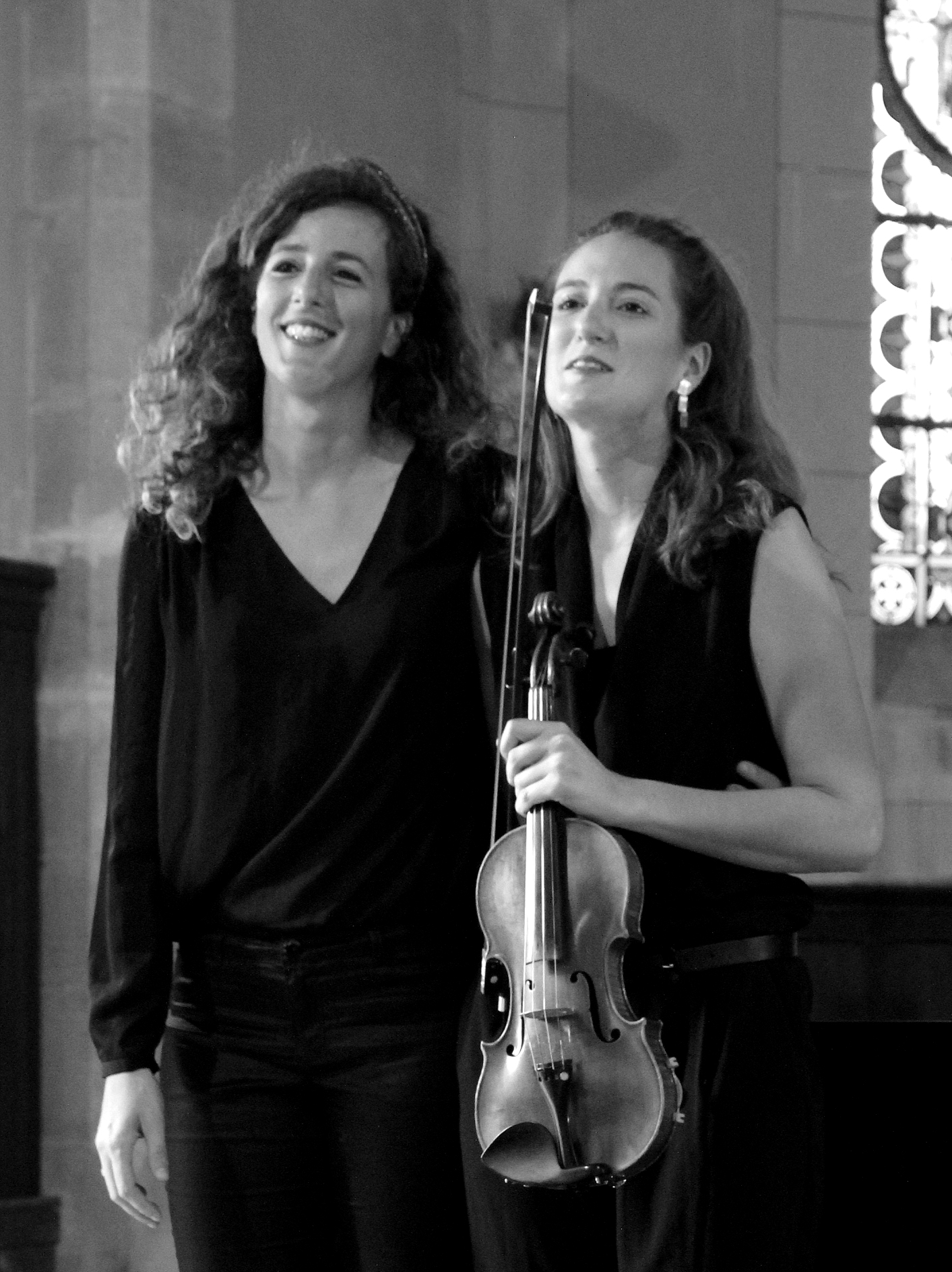 Les soeurs Graziano, Agnès, piano et Marie, violon, en concert