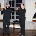 Le concert du duo Doppler dans le grand salon du château