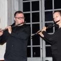 Le concert du duo Doppler dans le grand salon du château