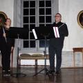 Le concert du duo Doppler dans le grand salon du château