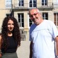 Ida Pelliccioli, pianiste, et Claude Finot, Pdt de la SA2C et Dr artistique du festival