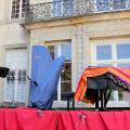 Le Trio Zerline vient d'arriver, la harpe est montée sur la scène, à côté du piano