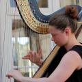 Joanna Ohlmann, harpiste du Trio Zerline