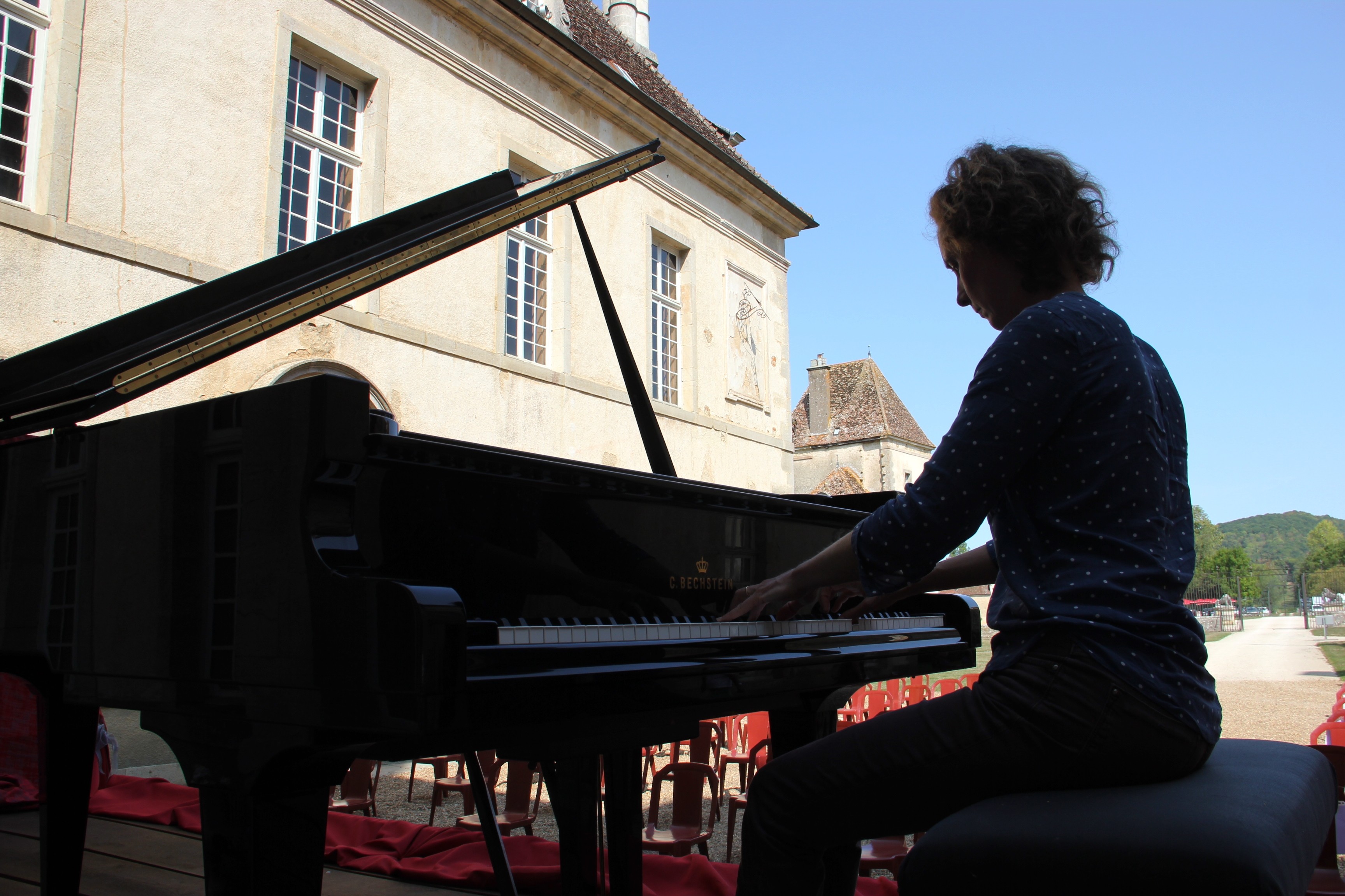 Juliette Mazerand en répétition