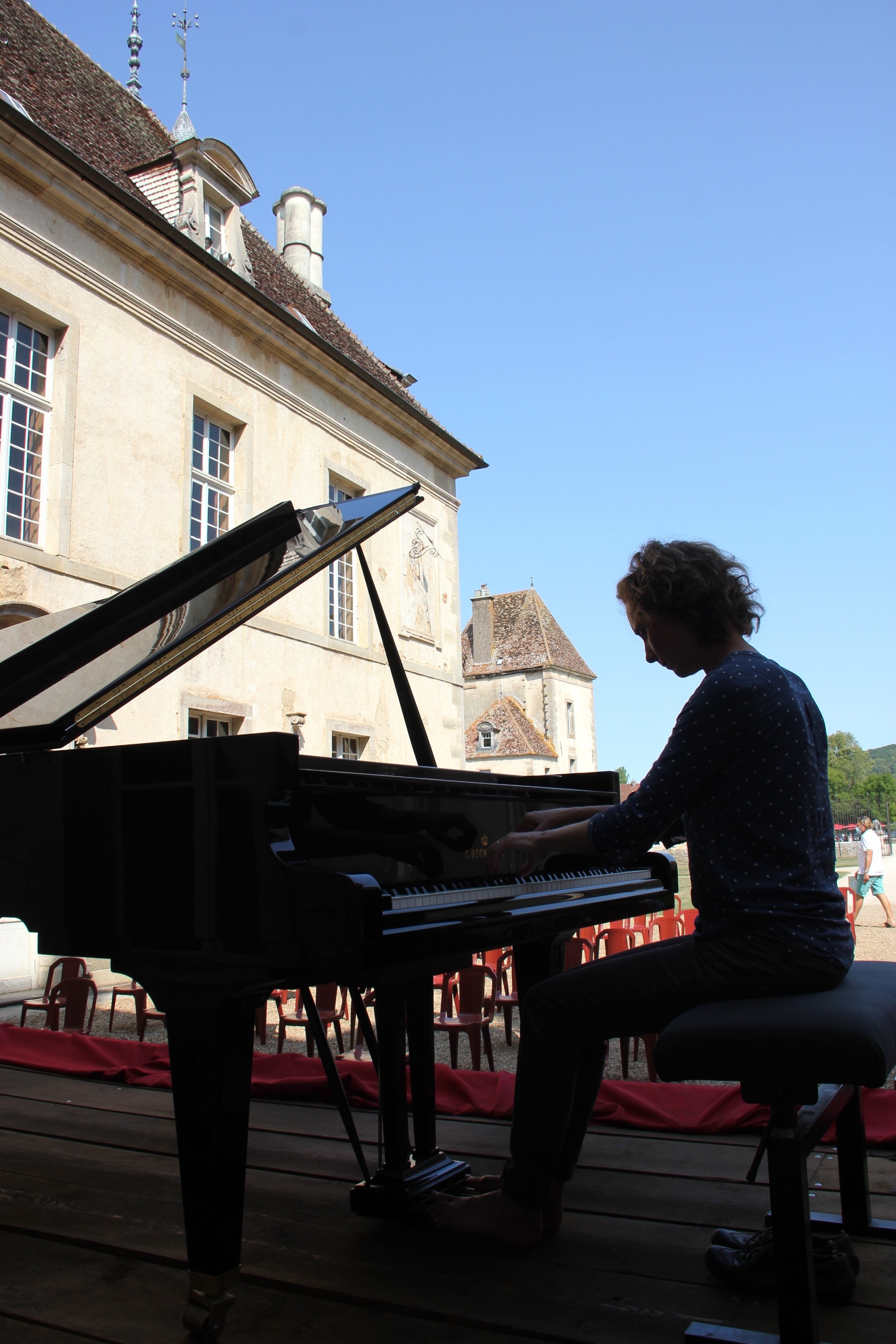 Juliette Mazerand en répétition