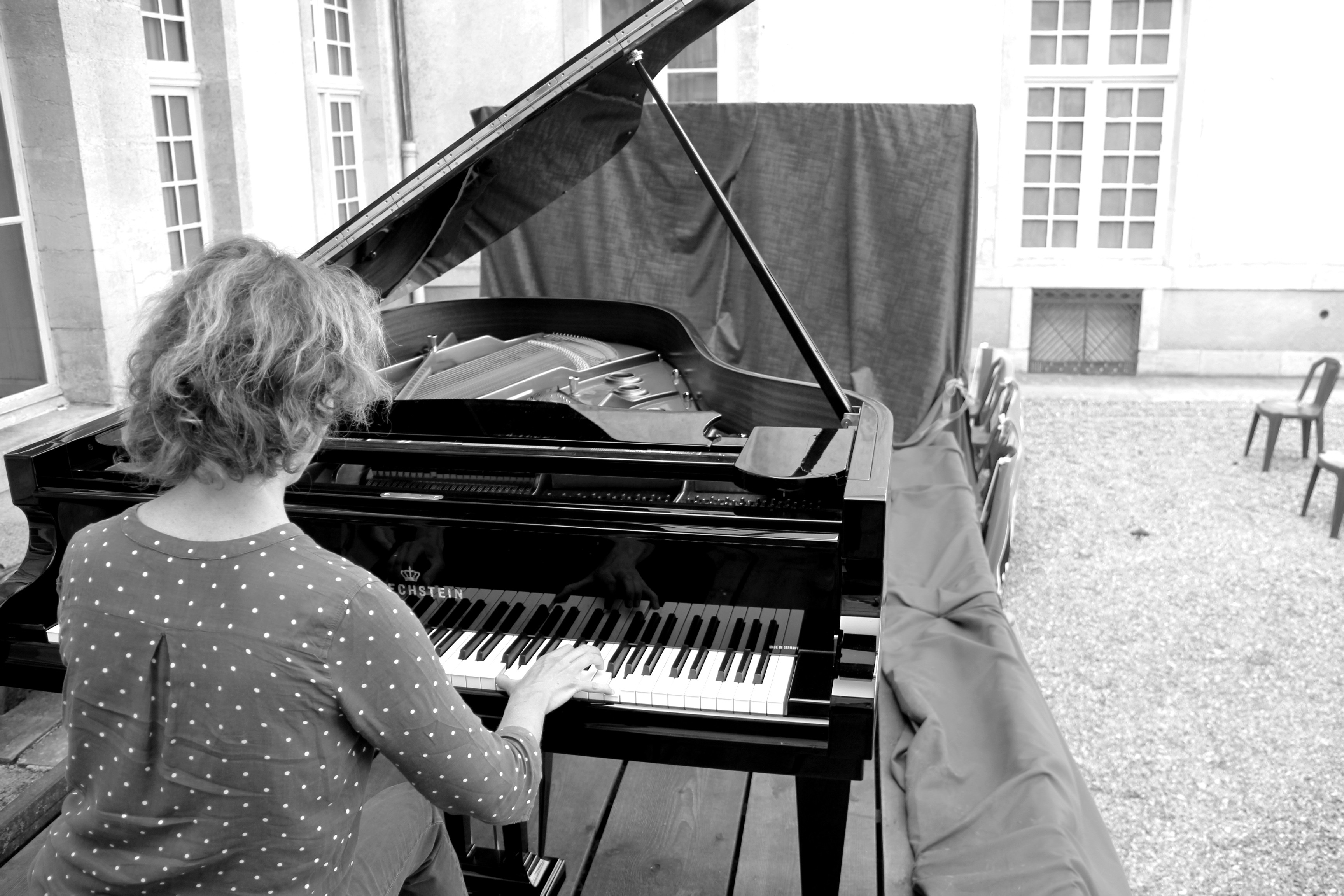 Juliette Mazerand en répétition