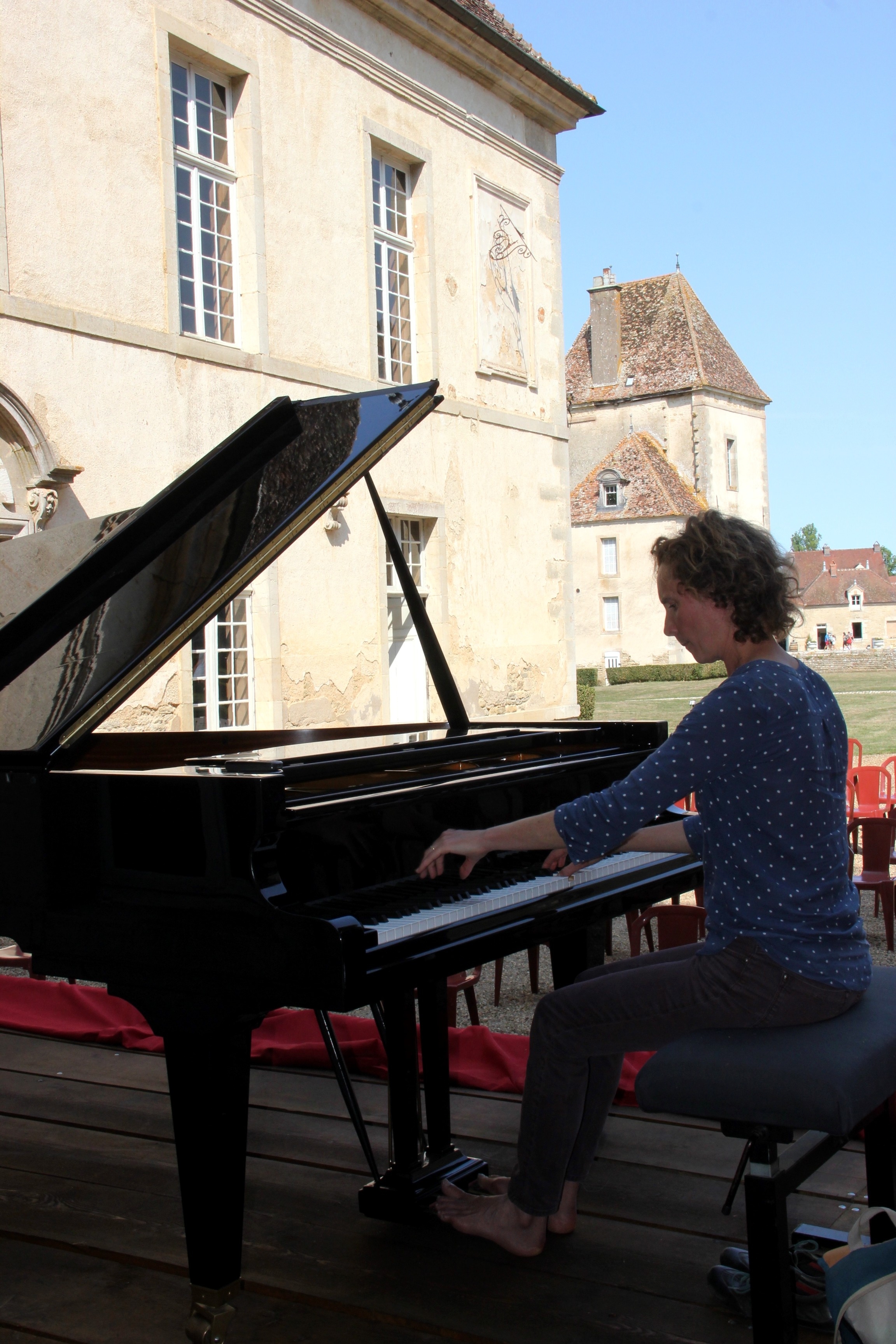 Juliette Mazerand en répétition