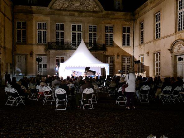 Concert nuit trio chausson violaine despayroux vue cour