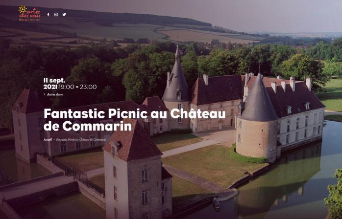 Fantastic picnic au chateau de commarin