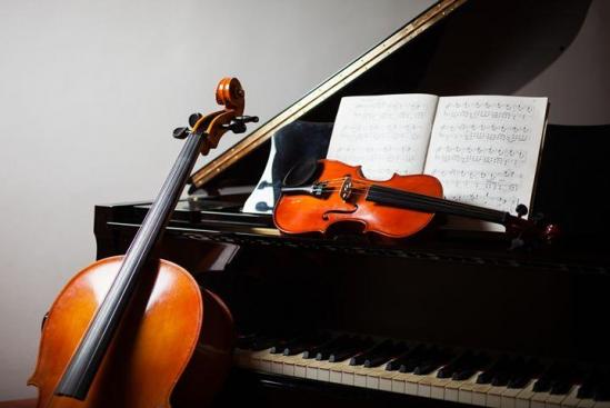 Image violon violoncelle piano