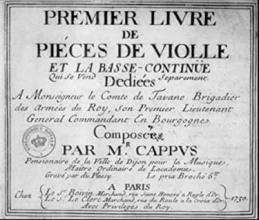 Premier livre de viole cappus